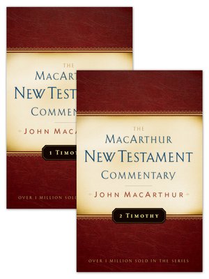 cover image of 1 & 2 Timothy MacArthur New Testament Commentary Set